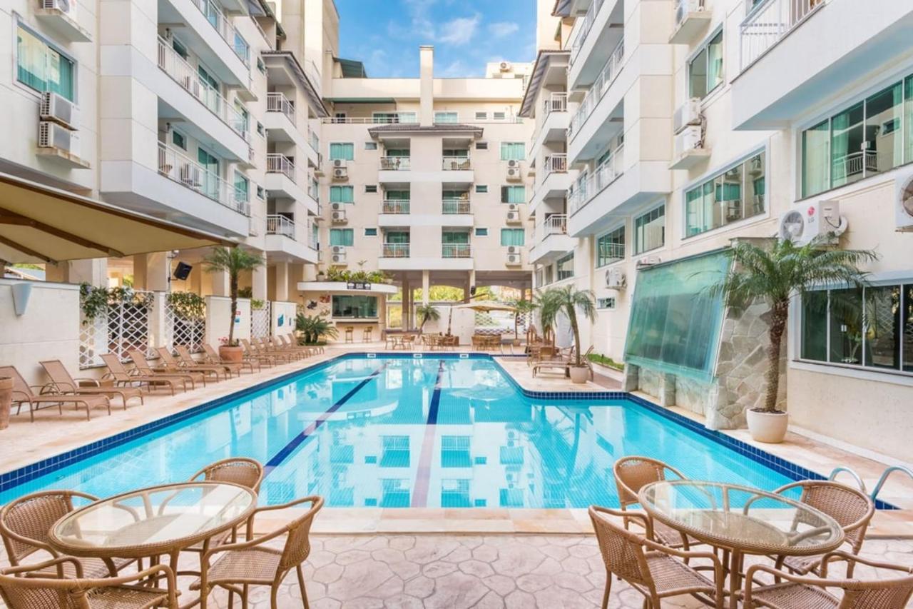 Flat Com Piscina Termica No Bombinhas Summer Beach Buitenkant foto